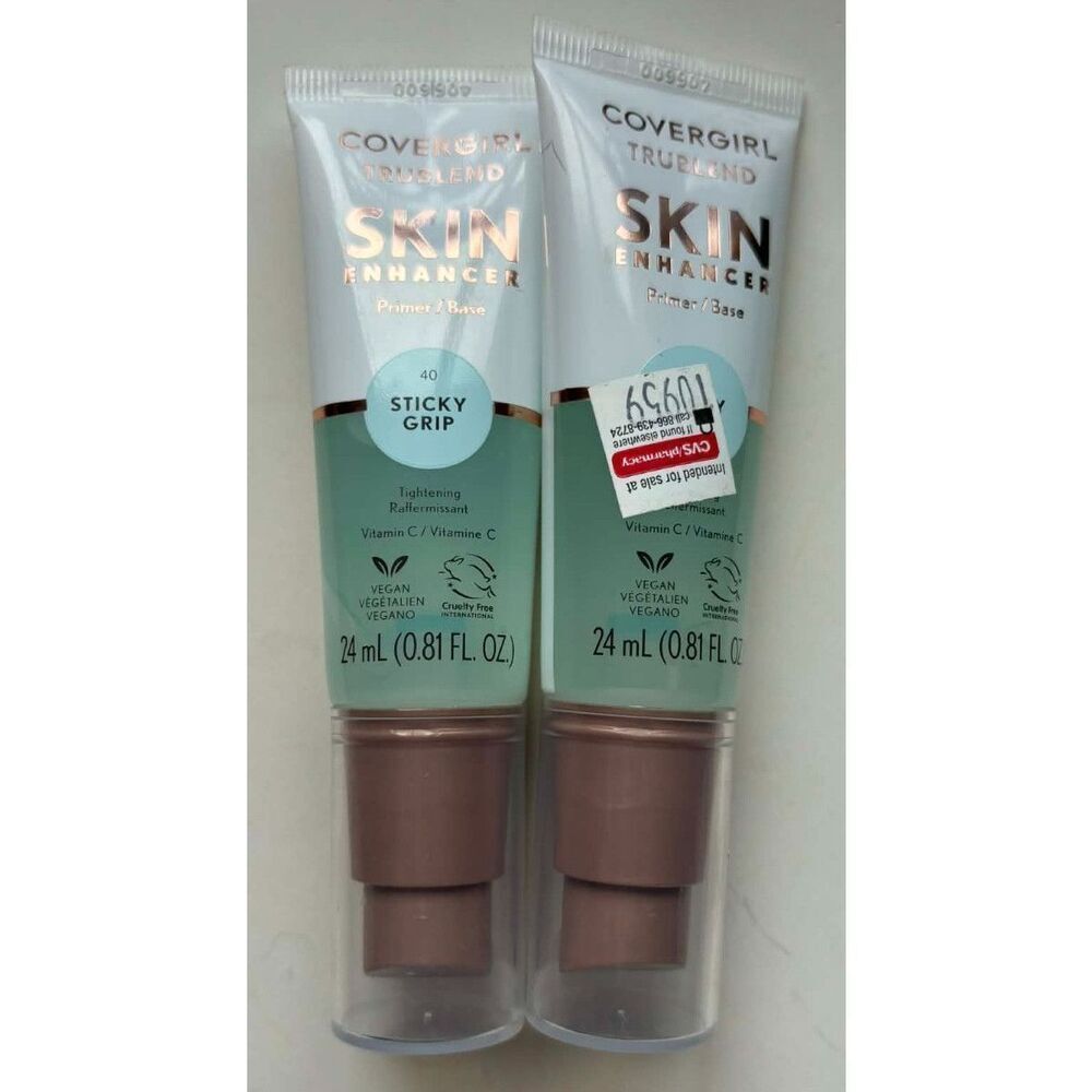 Covergirl TruBlend Skin Enhancer Primer 40 Sticky Grip Lot of 2